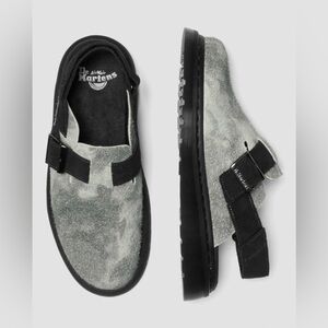 NWOT Dr. Martens Jorge Il Hairy Suede Slingback Mules